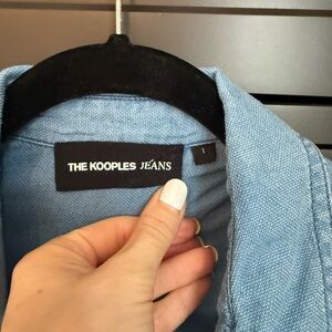 The Kooples Sky Blue Denim Jacket